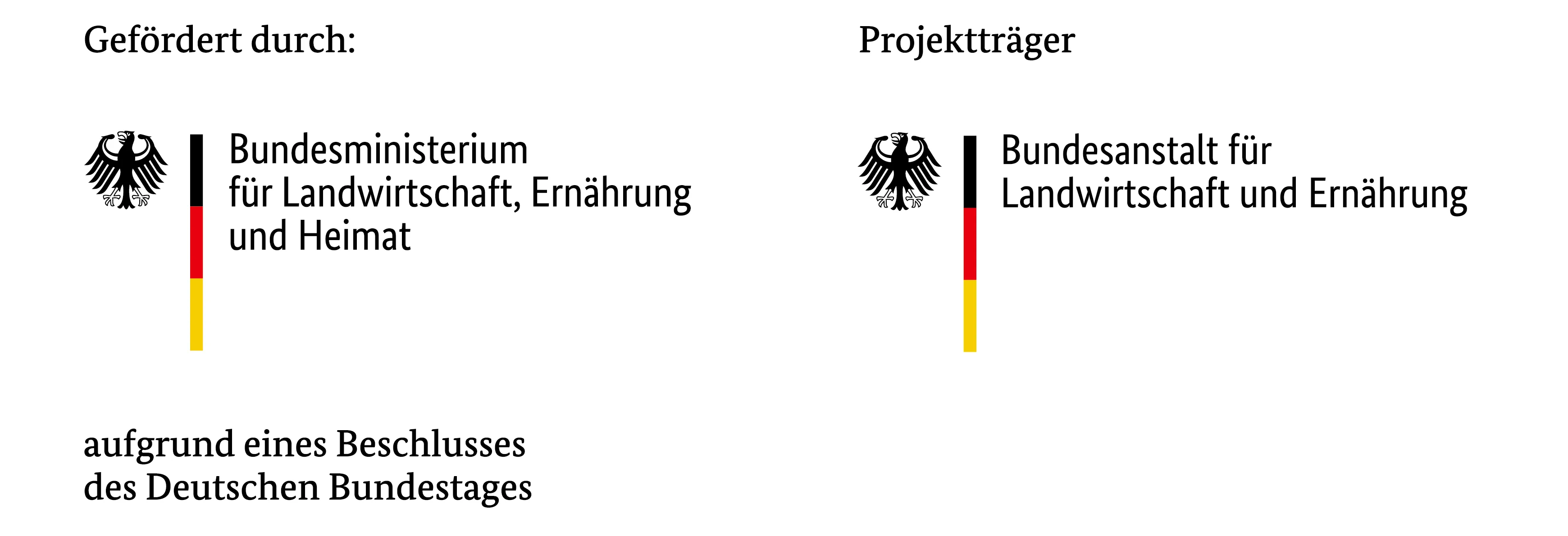 Logo Bundeministerium Landwirtschaft Ernährung Heimat + Bundesanstalt LuE